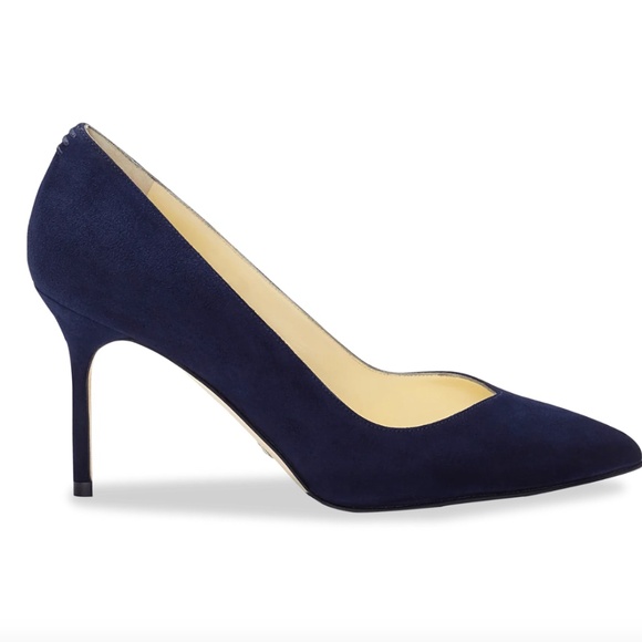 NWOT Sarah Flint Navy Perfect Pump 85 - Picture 1 of 4